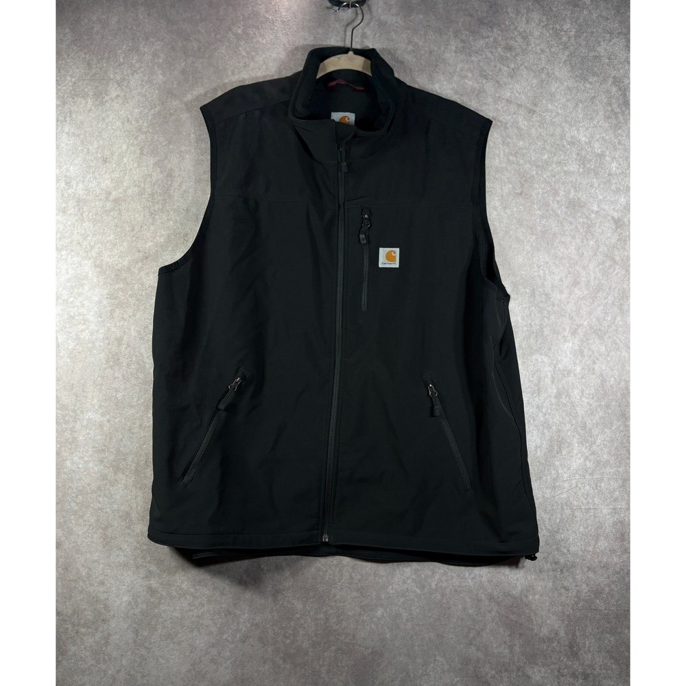 Carhartt Rain Defender Gilliam Insulated Puffer Vest 2XL Black Quilted Outdoor
